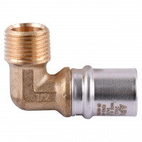 Уголок с наружной резьбой пресс APE ITALY AP 153 1/2″х20 (000001735)