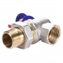 Кран шаровый угловой с американкой SOLOMON 1″ УСИЛЕННЫЙ B1043 (000001899)