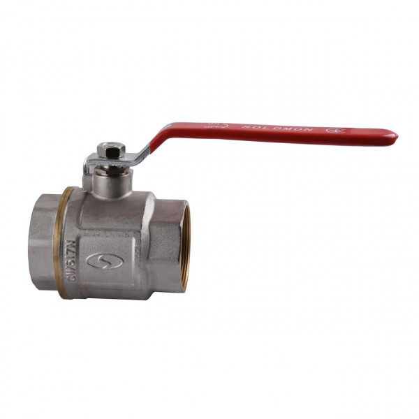 Кран шаровый прямой SOLOMON 2 1/2″ ВВ КР PN40 В1001 (000002173)