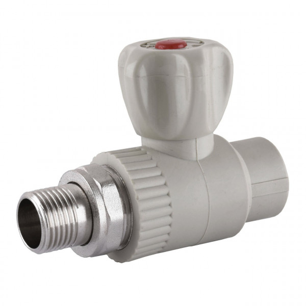 Кран радиаторный прямой Vsplast PPR ф25x3/4″ 2025 (000003466)