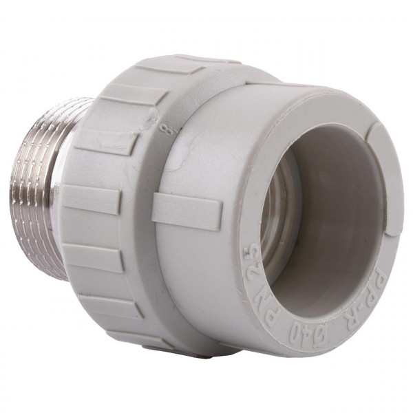 Муфта зовнішня різьба під ключ Vsplast PPR 63x2″ 1005 (000004058)