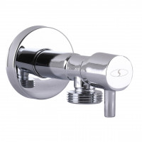 Кран напівобертовий кутовий SOLOMON 1/2″х3/4″ Lazer 7076 (2шт) (000004157)