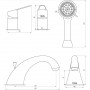 Смеситель для ванны TRES BM 139145 (000004320)