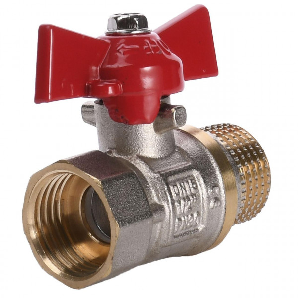 Кран шаровый прямой WATER VALVE 1/2″ НВ КБ NV-V Q002 (000004538)