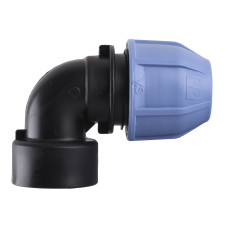 Колено ПНД Vsplast 25*1 '' ** В 4002 (000005443)