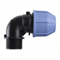 Коліно ПНД Vsplast 25*1 '' ** ЗР 4003 (000005452)