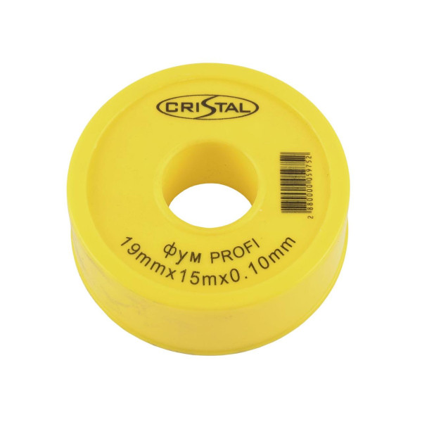 Фум лента тефлоновая PROFI S-1201 (19*15*0,10) 76мм CRISTAL (000005975)