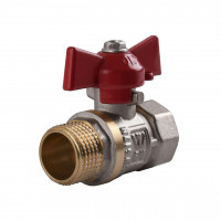 Кран шаровый прямой WATER VALVE 3/4″ НВ КБ NV-V Q002 (000006069)