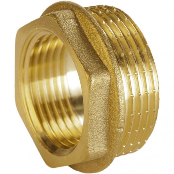 Футорка латунная 1 1/4″НР х 1″ВР штампованная А0712А VA (000010738)