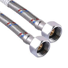 Шланг нержавіюча сталь ECO FIX 1/2″х1/2″ ВВ 0,6 м EPDM (000012022)