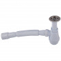 Сифон OPTIMUM 11/4″*40 c литым выпуском, с гофротрубой 40*40/50 OPTI-12043 (000029631)