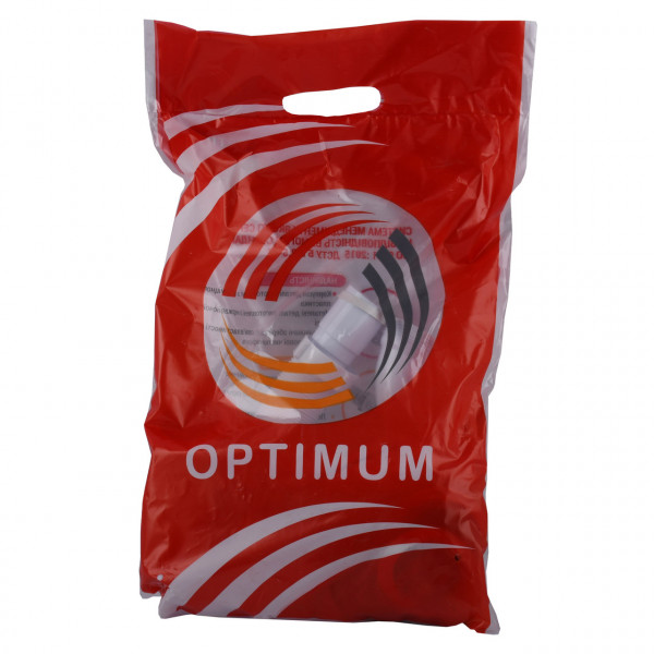 Сифон OPTIMUM для ванны прямоточный с выпуском 1 1/2″, перел та гофротрубой 40*40/50 OPTI-26133 (000029706)