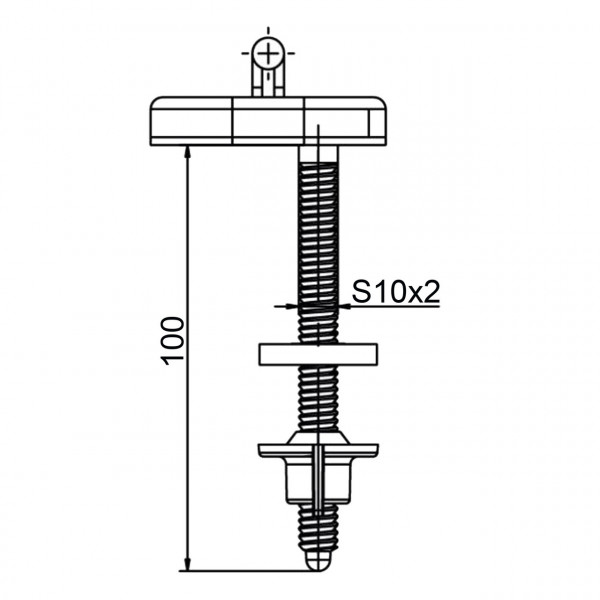 Крепление OPTIMUM к крышке унитаза LIBERTY OPTI 1107 (000029728)