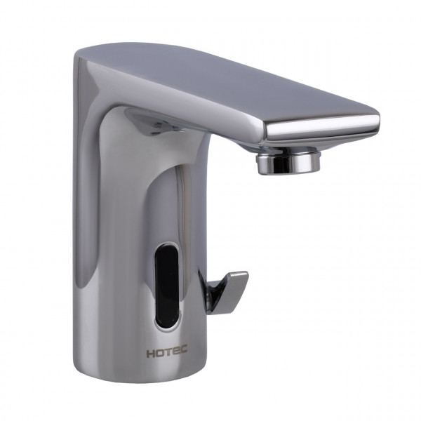Змішувач сенсорний для умивальника HOTEC 19.117-DC/AC (220V/6V) з трансформатором (000030273)