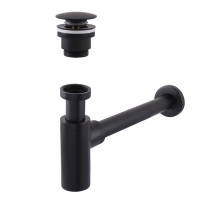 Сифон латунь з донним клапаном Globus Lux GSB-32-125-04BB (000031055)