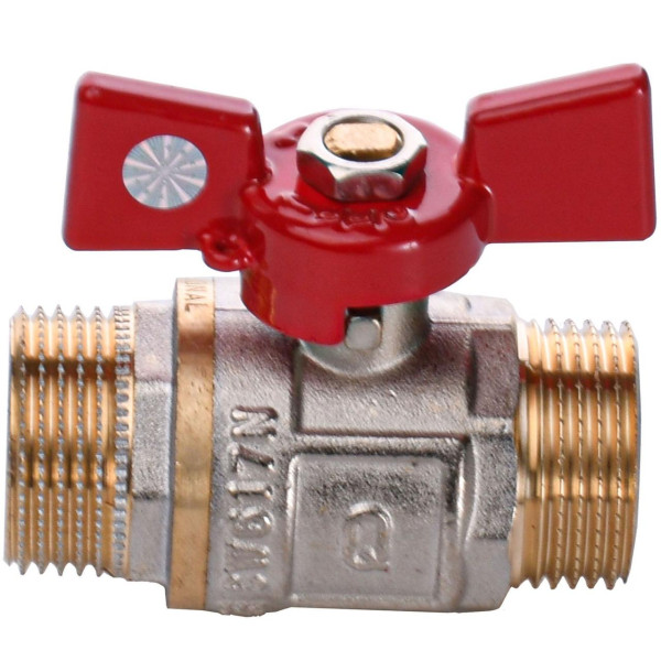 Кран шаровый прямой Q PROFESSIONAL 1″ НН КБ PN40 Q153 (000012535)