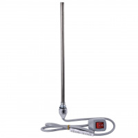 ТЕН для рушникосушки. Механічне керування, Хром, 600 Вт. НР004.600G.2 (000025012)