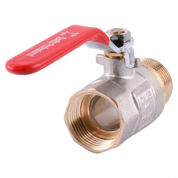 Кран шаровый прямой Q PROFESSIONAL 1″ НВ КР PN40 QP152 (000010159)