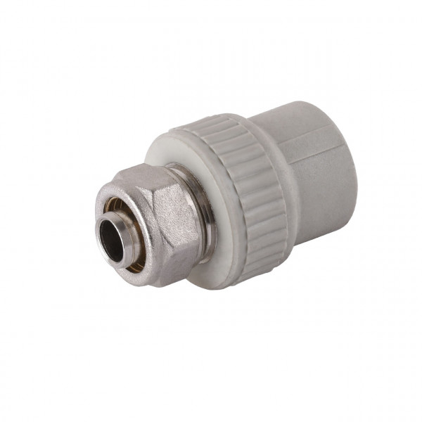 Муфта наружная резьба Kalde PPR под ключ ф20х1/2 * 16 для PE-X(наружная) 12093 (000016722)