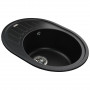 Гранитная мойка Globus Lux ARNO черный 620х500мм-А0002 (000020962)