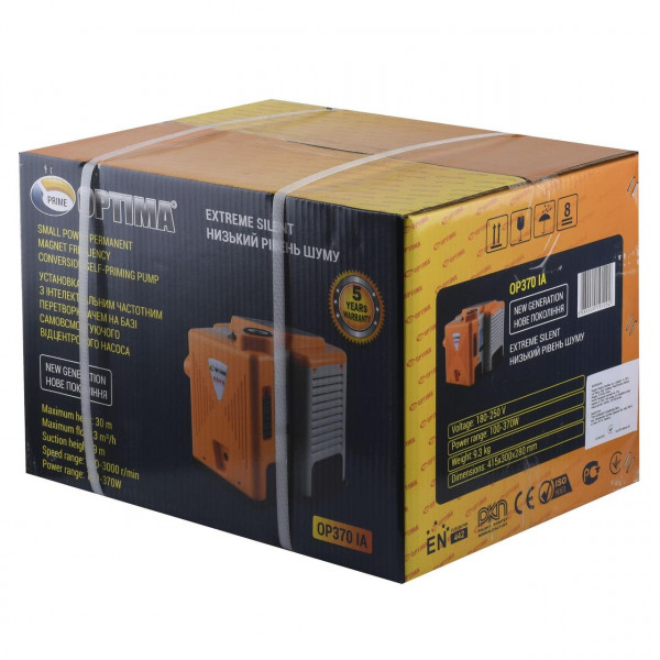 Насосная станция Optima PRIME OP370 IA с интеллектуальным частотным преобразователем (000025063)