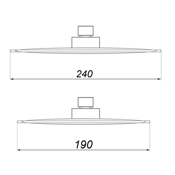 Душевая лейка TOPAZ SARDINIA TP-240-BL (000026588)