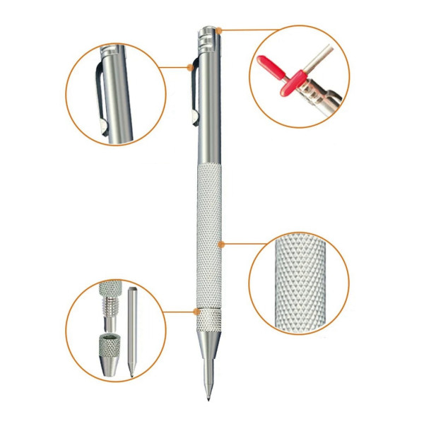 Гравировальная ручка с наконечником из карбида вольфрама, ручной гравер по металлу, стеклу и керамике, инструмент для точной