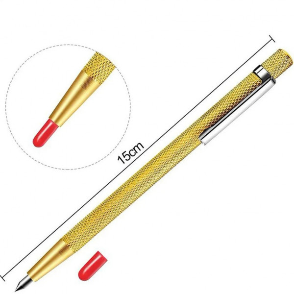 Маркер-резак по металлу и стеклу с карбидным наконечником, ручка для гравировки и разметки плитки, инструмент для точных надписей