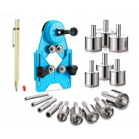 Набор шаблон + алмазные коронки 15 шт (750488991)