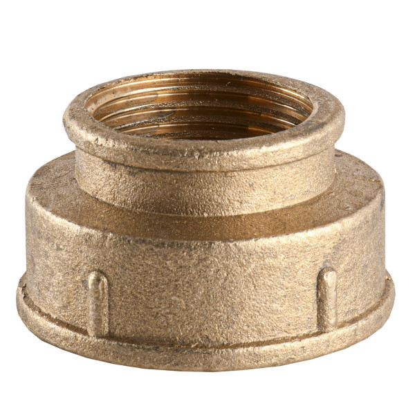 Муфта редукционная латунная 1 1/2″ВР х 1″ВР литейная 309Б (000012378)