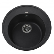 Гранітна мийка Globus Lux MARTIN чорний металік 510мм-А0001 (000021075)