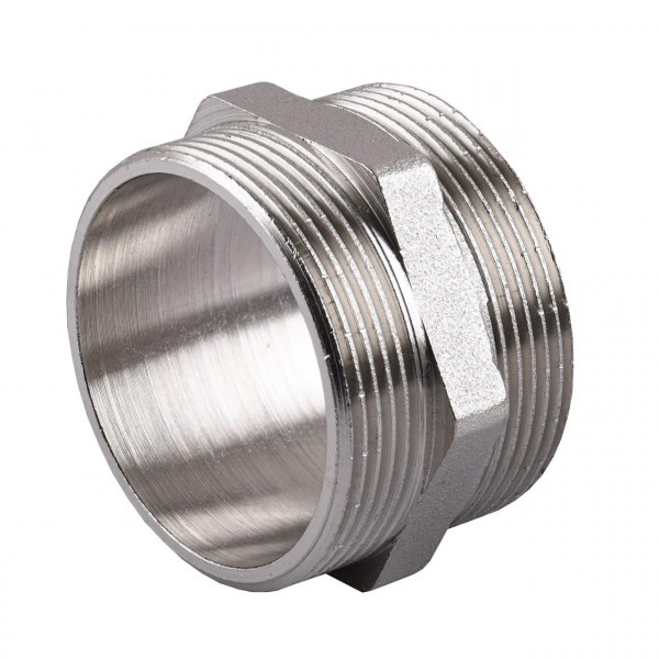 Ніпель нікельований 2″ЗР х 2″ЗР штампований А0536А(нк) VA (000025099)