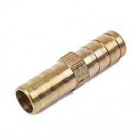 Трубка з'єднувальна пряма латунна 10мм х 10мм ливарна 1629Б (000025453)