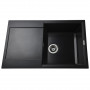 Гранитная мойка Mira KONIA черный 790 х 500 мм (000028785)