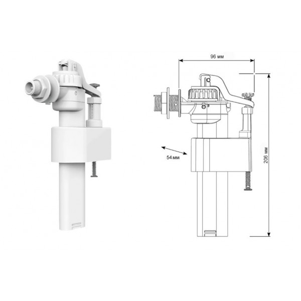 Клапан заполнения SIAMP Brio 751-1/2P (000031809)