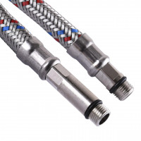Шланг нержавіюча сталь ECO FIX М10х1/2″ 0,7 м ПАРА EPDM (000016841)