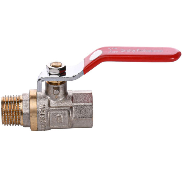 Кран шаровый прямой Q PROFESSIONAL 1/2″ НВ КР PN40 QP152 (000010157)