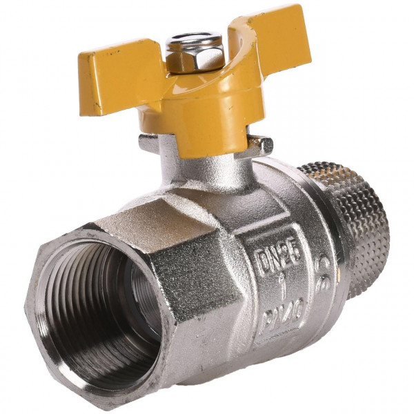 Кран шаровый прямой SELBA 1″ НВ ЖБ SL1508 (000009637)