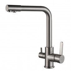 Смеситель для кухни под осмос Globus Lux LAZER GLLR-0444-8-STSTEEL (000013280)