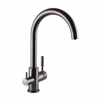 Смеситель для кухни под осмос Globus Lux LAZER GLLR-0333-11-GRAPHITE (000021917)