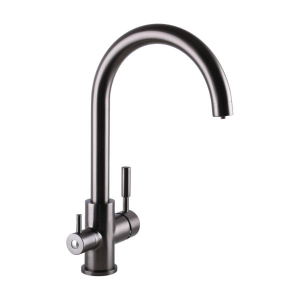 Смеситель для кухни под осмос Globus Lux LAZER GLLR-0333-11-GRAPHITE (000021917)