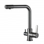 Смеситель для кухни под осмос Globus Lux LAZER GLLR-0444-11-GRAPHITE (000021918)