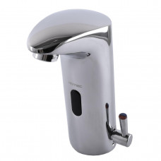 Змішувач сенсорний для умивальника HOTEC 19.114-DC/AC (220V/6V) з трансформатором,латунний Hot/Cold (000002190)