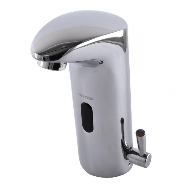 Смеситель сенсорный для умывальника HOTEC 19.114 DC/AC Hot/Cold с трансформатором (000002190)