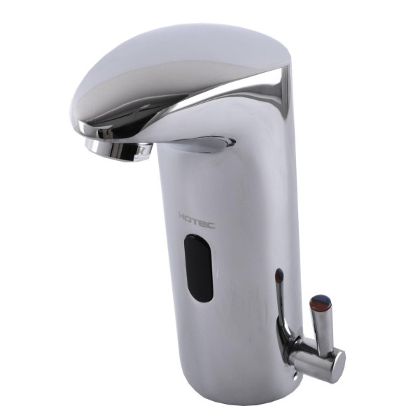 Смеситель сенсорный для умывальника HOTEC 19.114 DC/AC Hot/Cold с трансформатором (000002190)