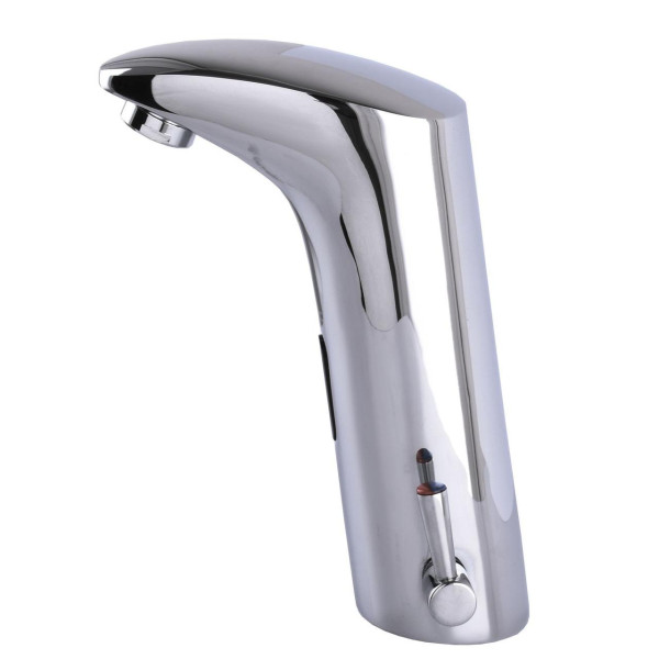 Смеситель сенсорный для умывальника HOTEC 19.114 DC/AC Hot/Cold с трансформатором (000002190)