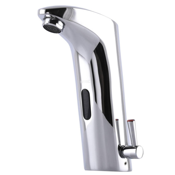 Смеситель сенсорный для умывальника HOTEC 19.114 DC/AC Hot/Cold с трансформатором (000002190)