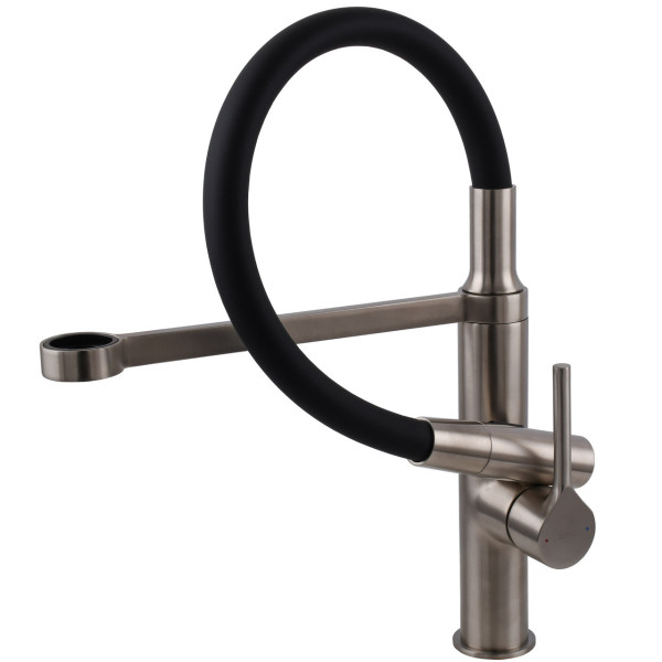 Смеситель для кухни TOPAZ SARDINIA TS 08401-H71-PVD-NB (000030878)