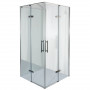 Душевая кабина квадратная без поддона от стены WDA N90TC BRAVO (2уп.) (000031311)