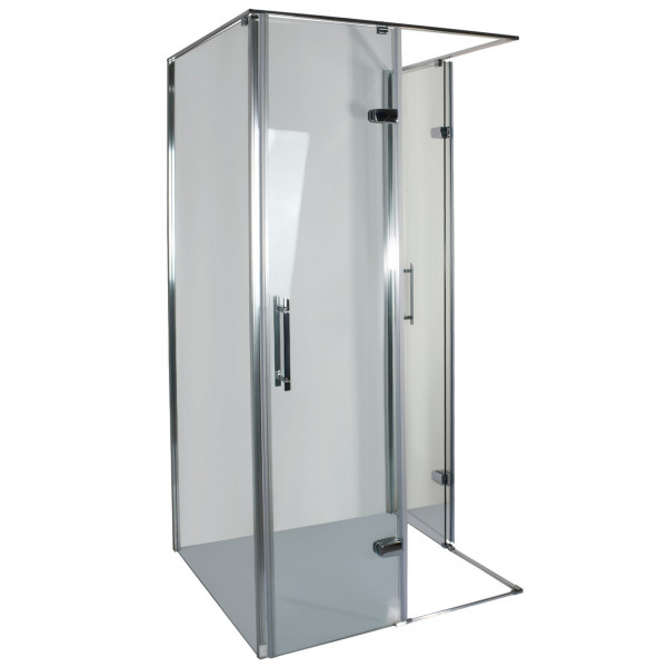 Душевая кабина квадратная без поддона от стены WDA N90TC BRAVO (2уп.) (000031311)